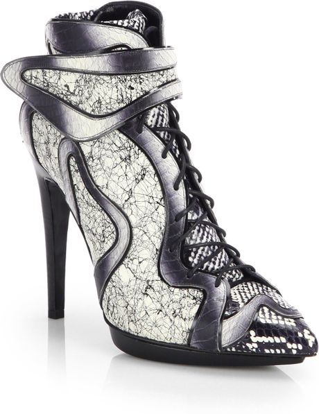 mens black boots white laces