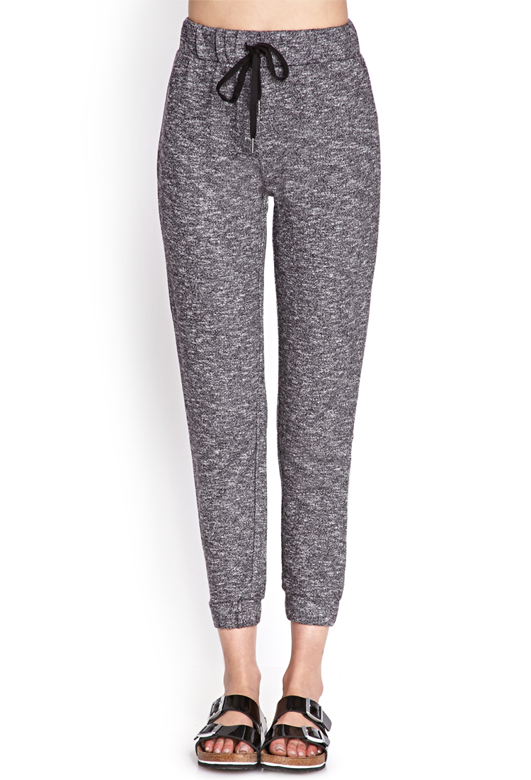 drawstring grey joggers