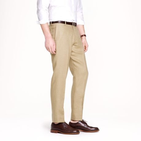 khaki pant ludlow linen irish suit classic british