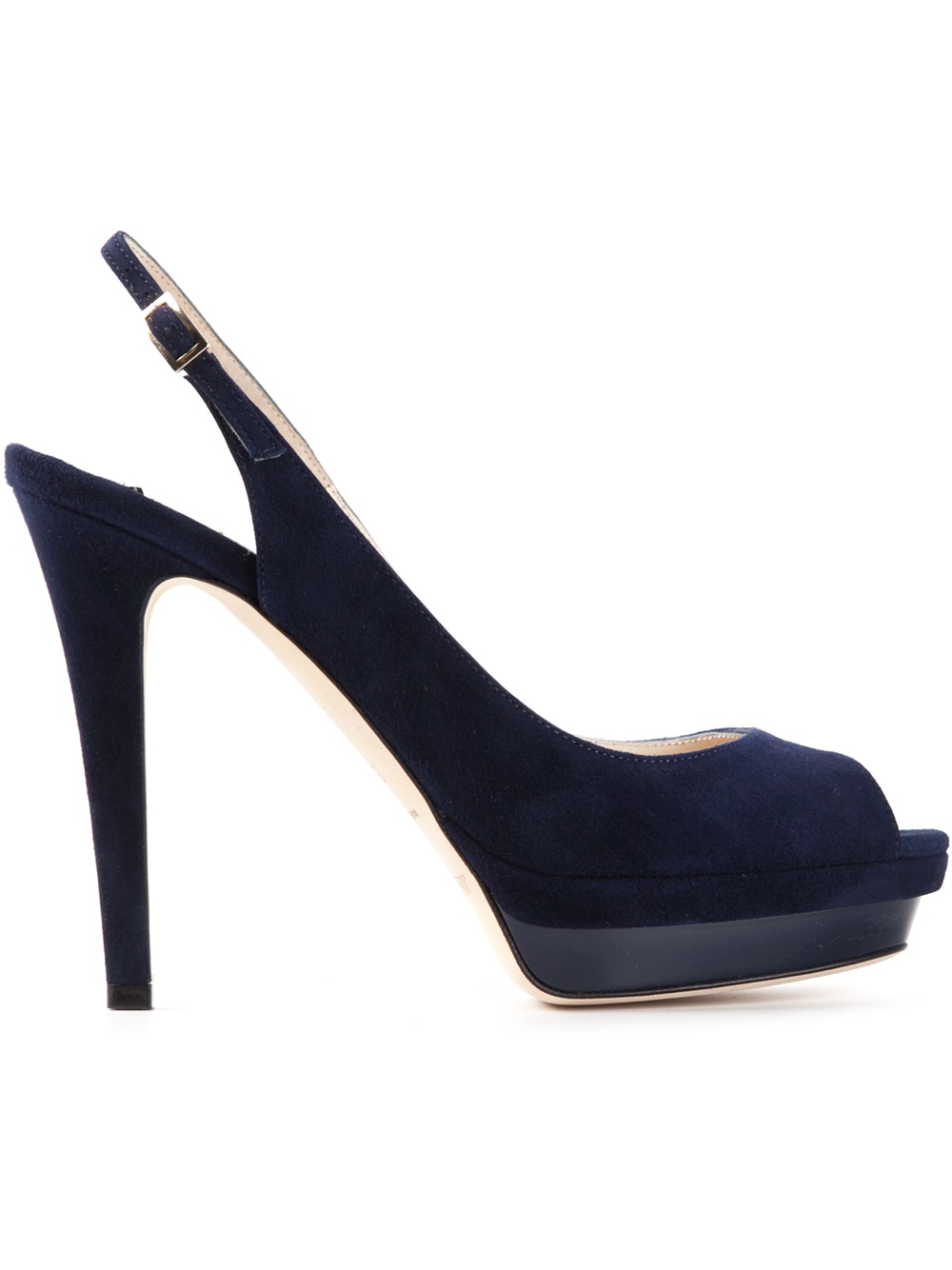 blue slingback pumps