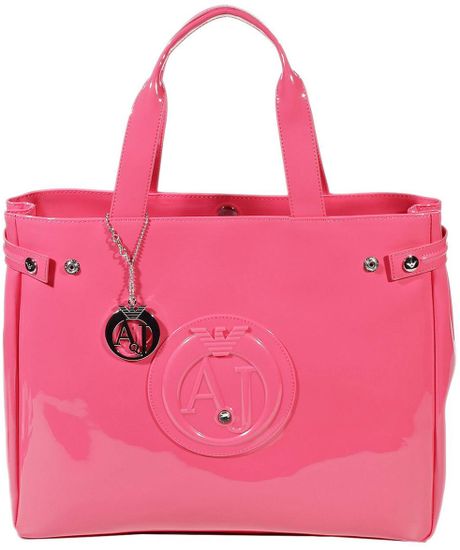 pink armani bag