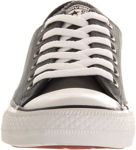 all star leather blue