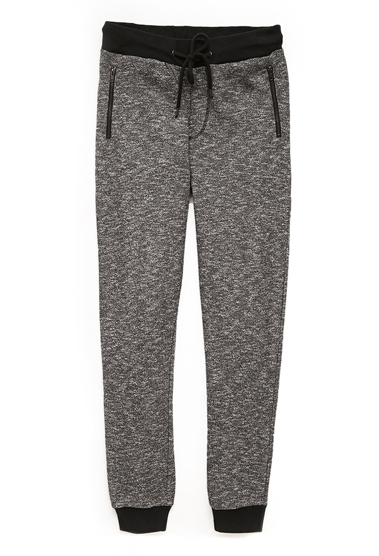 drawstring grey joggers