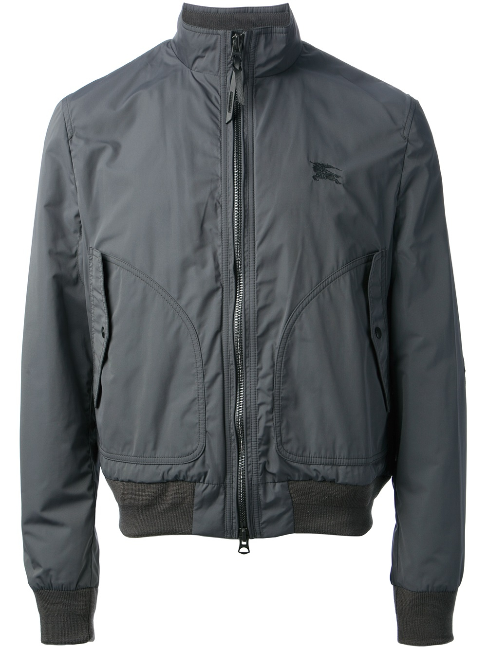 burberry grey bomber jacket