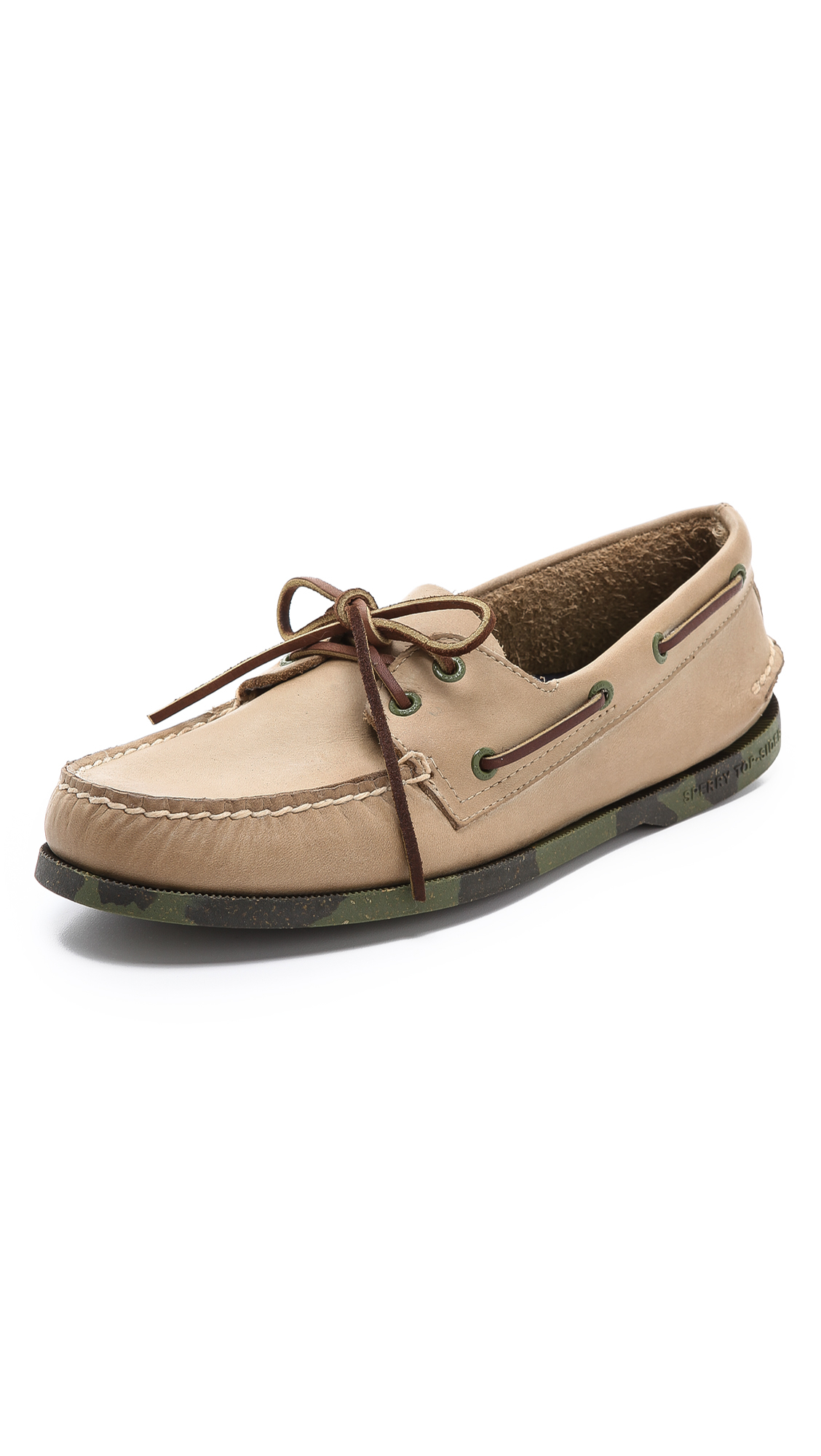 camo sperry shoes