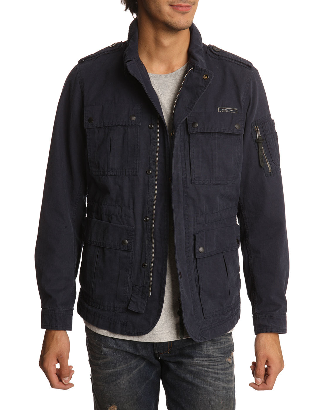 Diesel Rebel Navy Safari Jacket in Blue for Men (navy) Lyst