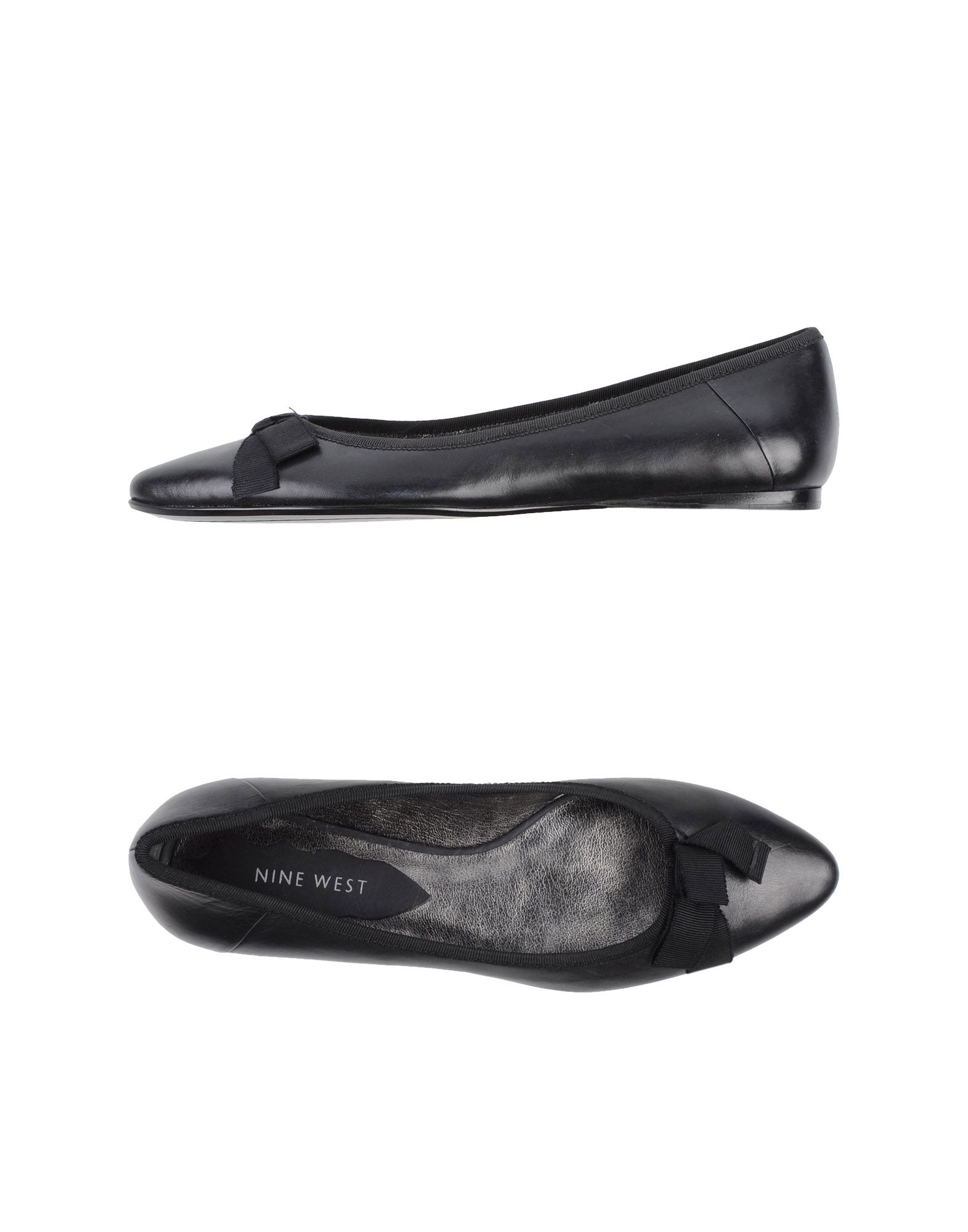 designer black ballet flats