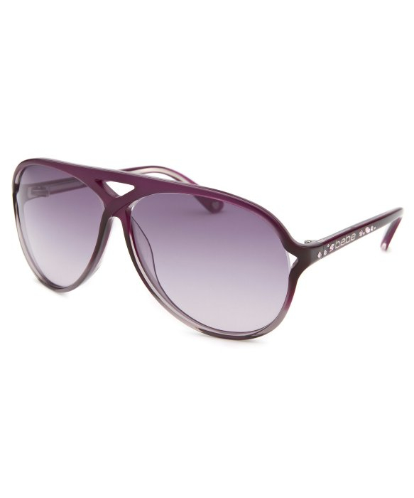 Bebe Womens Classy Aviator Purple Sunglasses in Purple for Men (plum