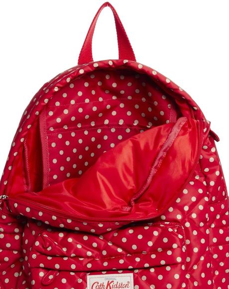 cath kidston quilted backpack