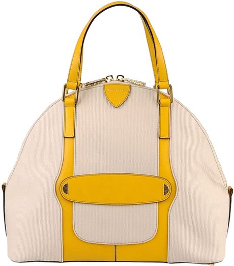 Marc Jacobs Large Fabric Bag in Yellow