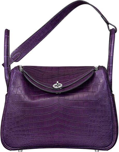 Hermès Lindy in Purple (silver) | Lyst
