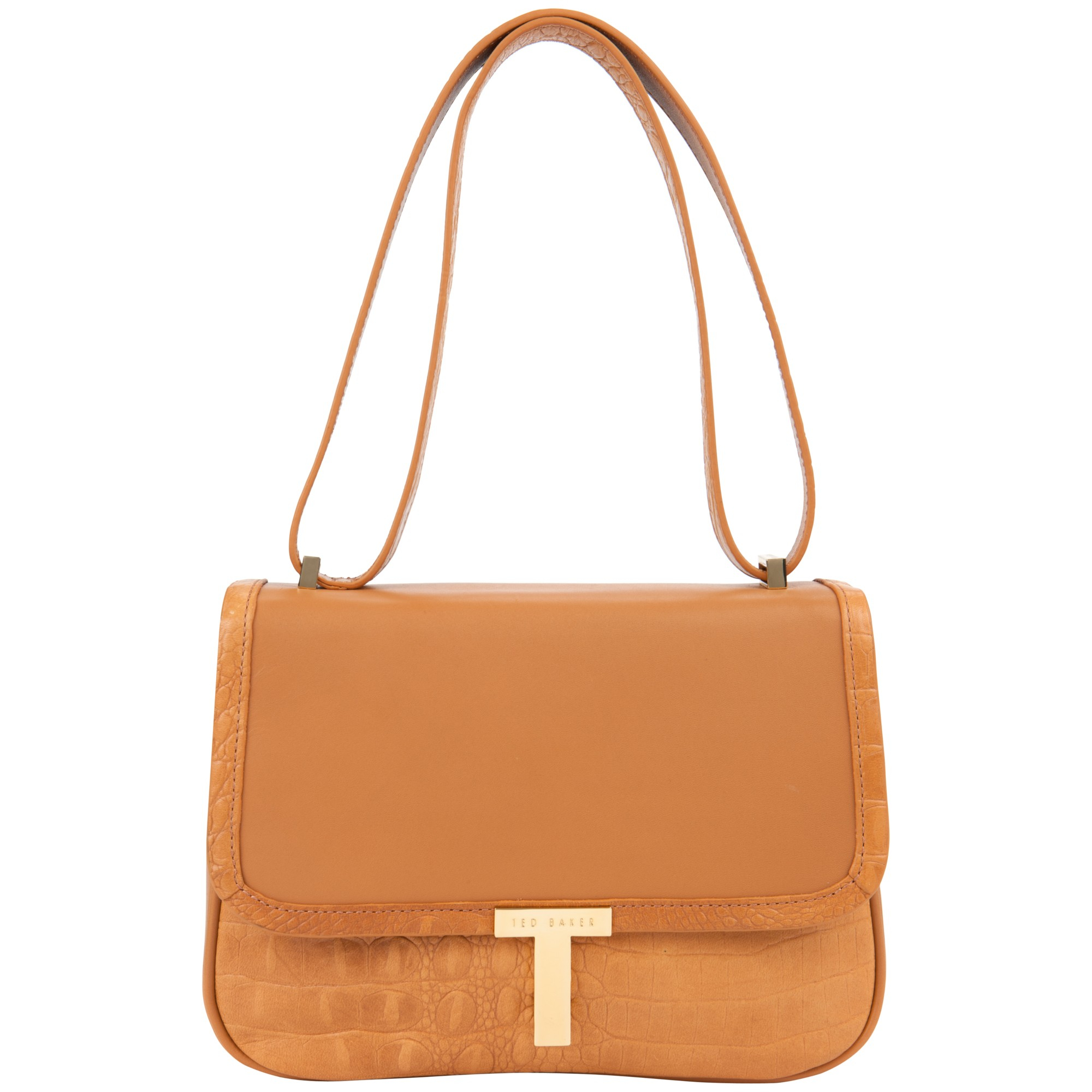 Ted Baker Asterid Across Body T Handbag in Brown (Tan) Lyst