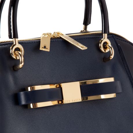 ted baker blue tote bag