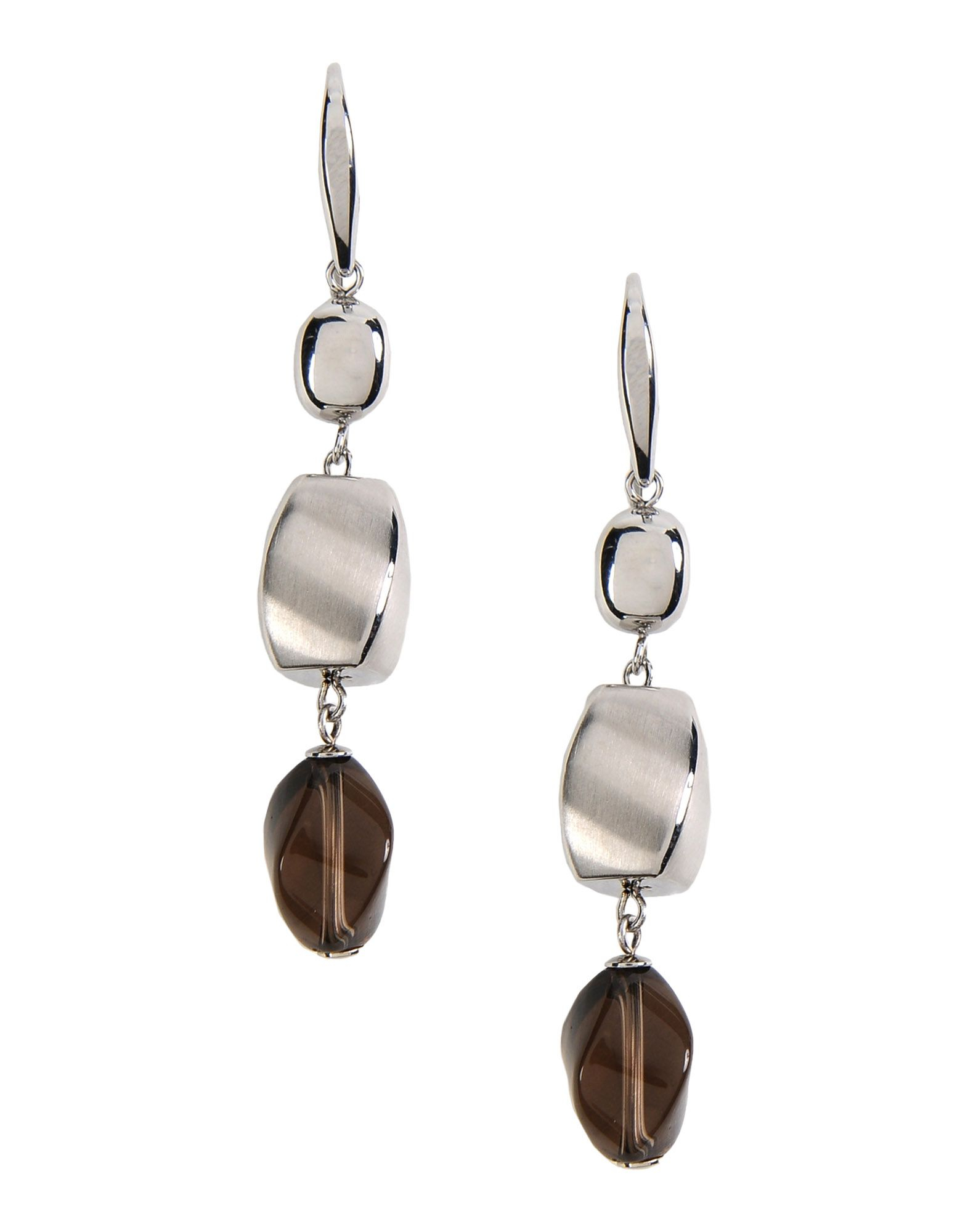 Fossil Earrings in Silver Lyst