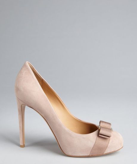 blush platform pumps