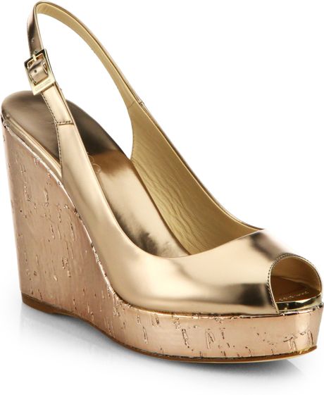 jimmy choo gold slingbacks