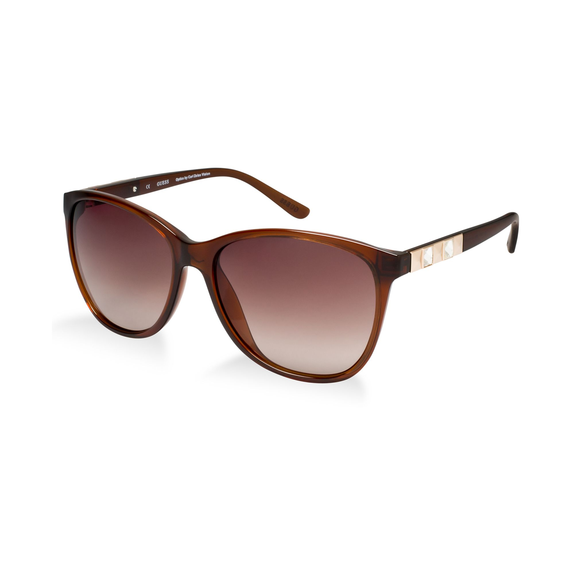 Guess Sunglasses, Gu 7283 in Brown (BROWN/BROWN GRAD) Lyst