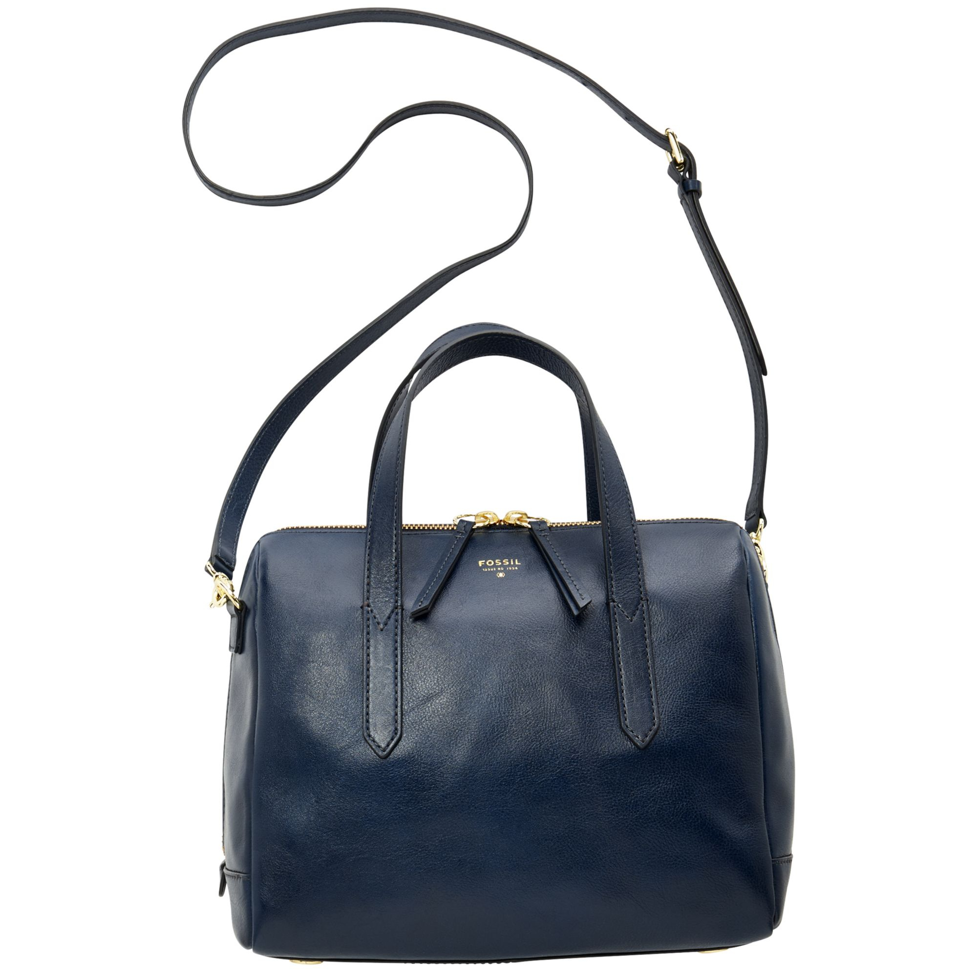 Fossil Sydney Leather Satchel in Blue (HERITAGE BLUE) Lyst