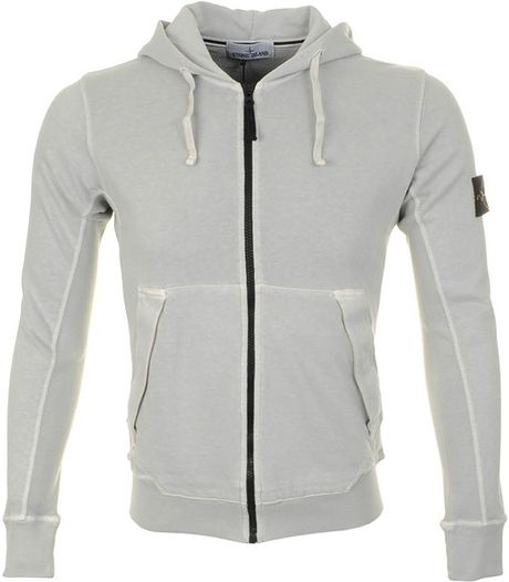 stone island grey top