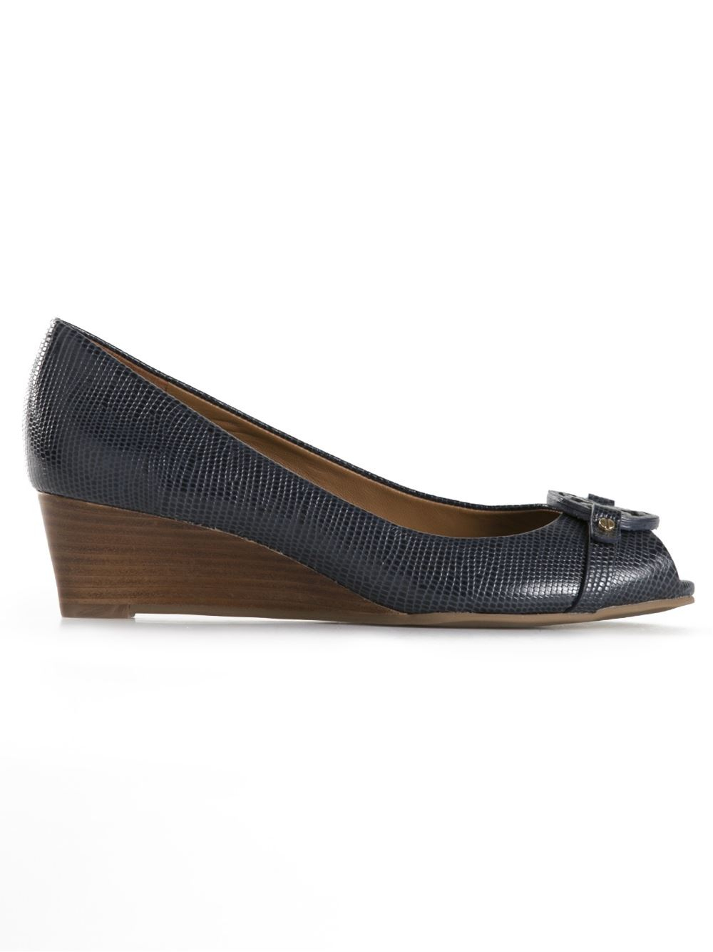 open toe wedge pumps