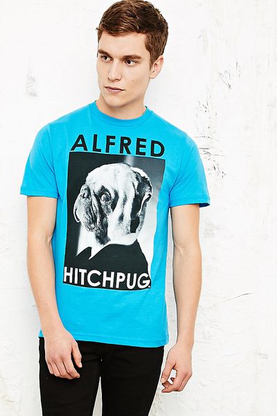 Urban Outfitters T Shirt in Blue for Men (Turquoise) | Lyst
