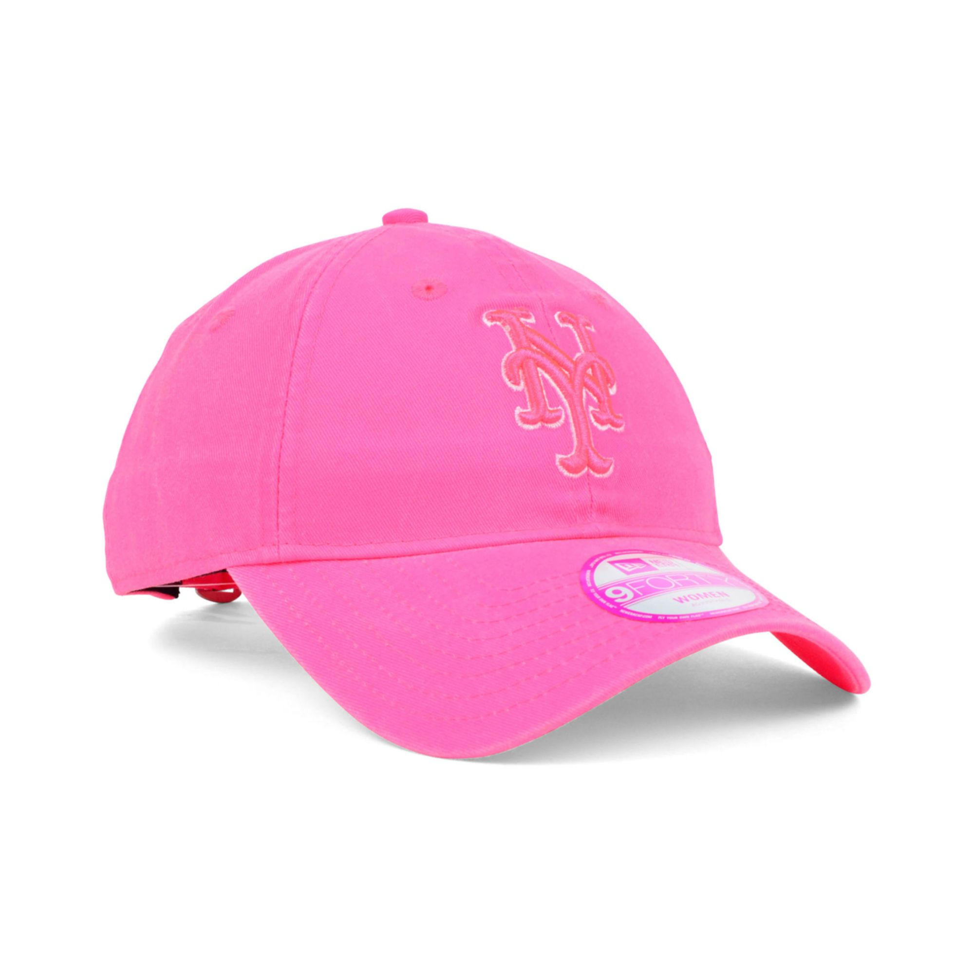 New Era Womens New York Mets Fashion Essential 9forty Cap in Pink Lyst