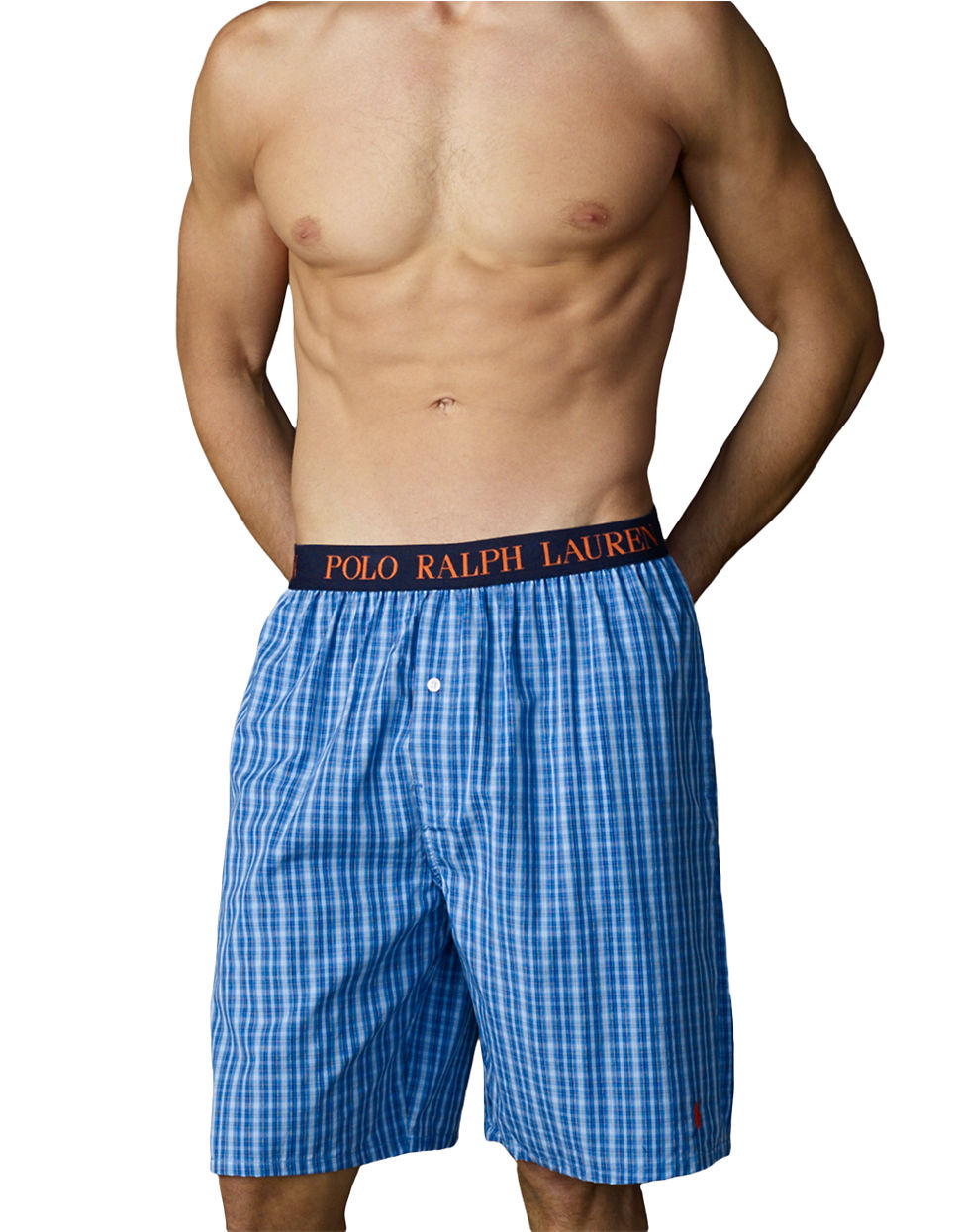 Polo Ralph Lauren Plaid Woven Sleep Shorts in Blue for Men Lyst