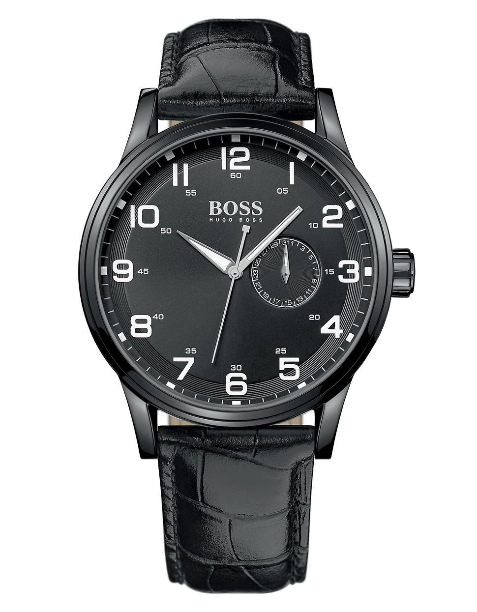 hugo boss black face watch