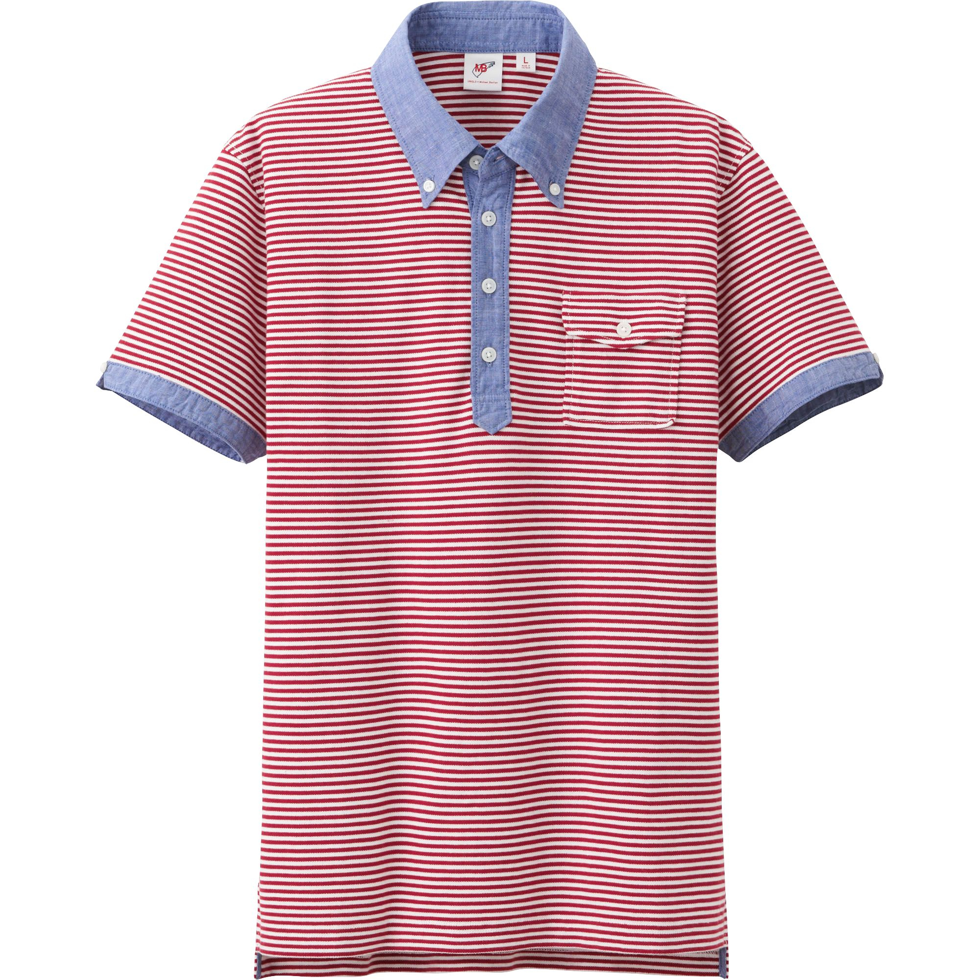 Uniqlo Men Washed Short Sleeve Polo Shirt By Mb in Red for Men | Lyst