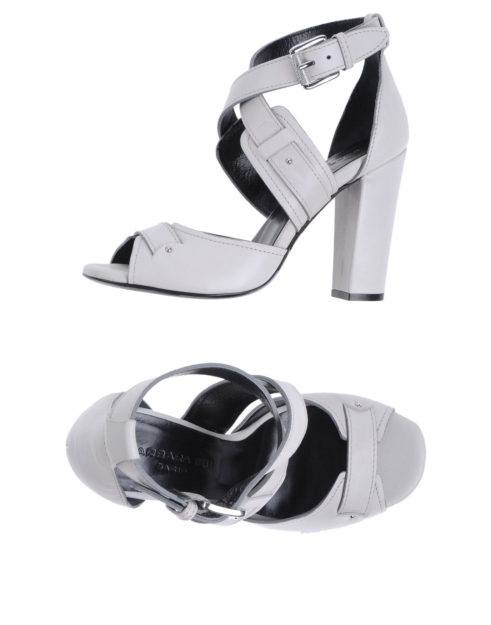 Barbara Bui High-Heeled Sandals in Gray (Light grey) | Lyst