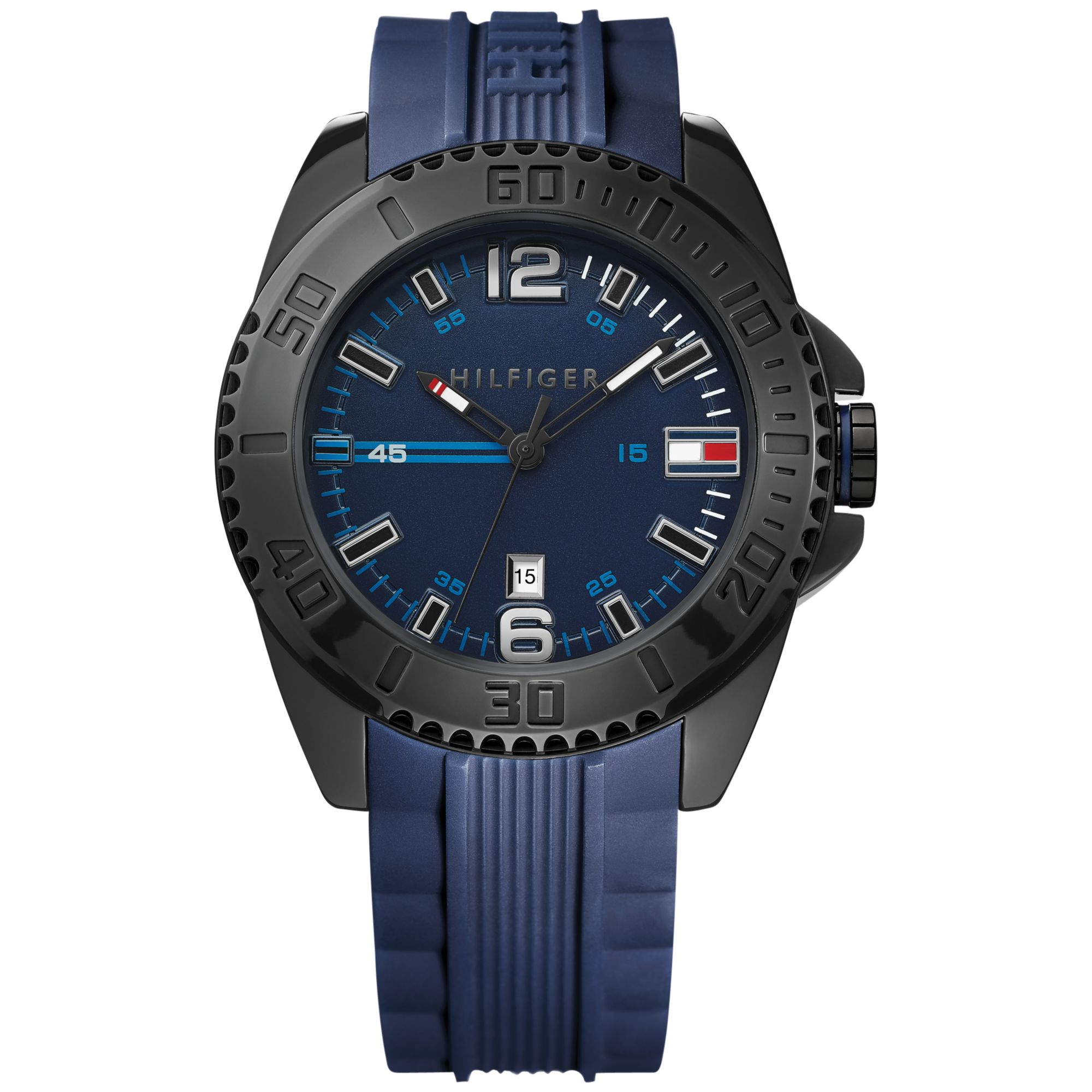 tommy hilfiger blue watch mens