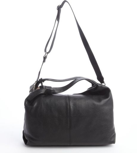 Furla Onyx Leather Elisabeth Extra Large Hobo Bag in Black (onyx) | Lyst