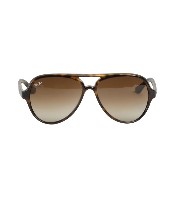 Rayban Havana Tortoise Acrylic Cats Aviator Sunglasses in Brown for