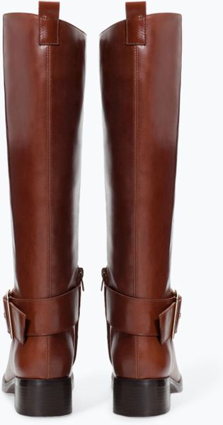 zara leather mountain boots