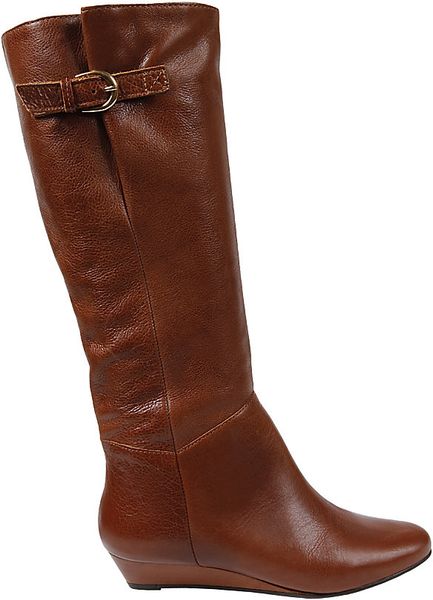 Steve Madden Intyce Knee Boots in Brown (cognac le) | Lyst