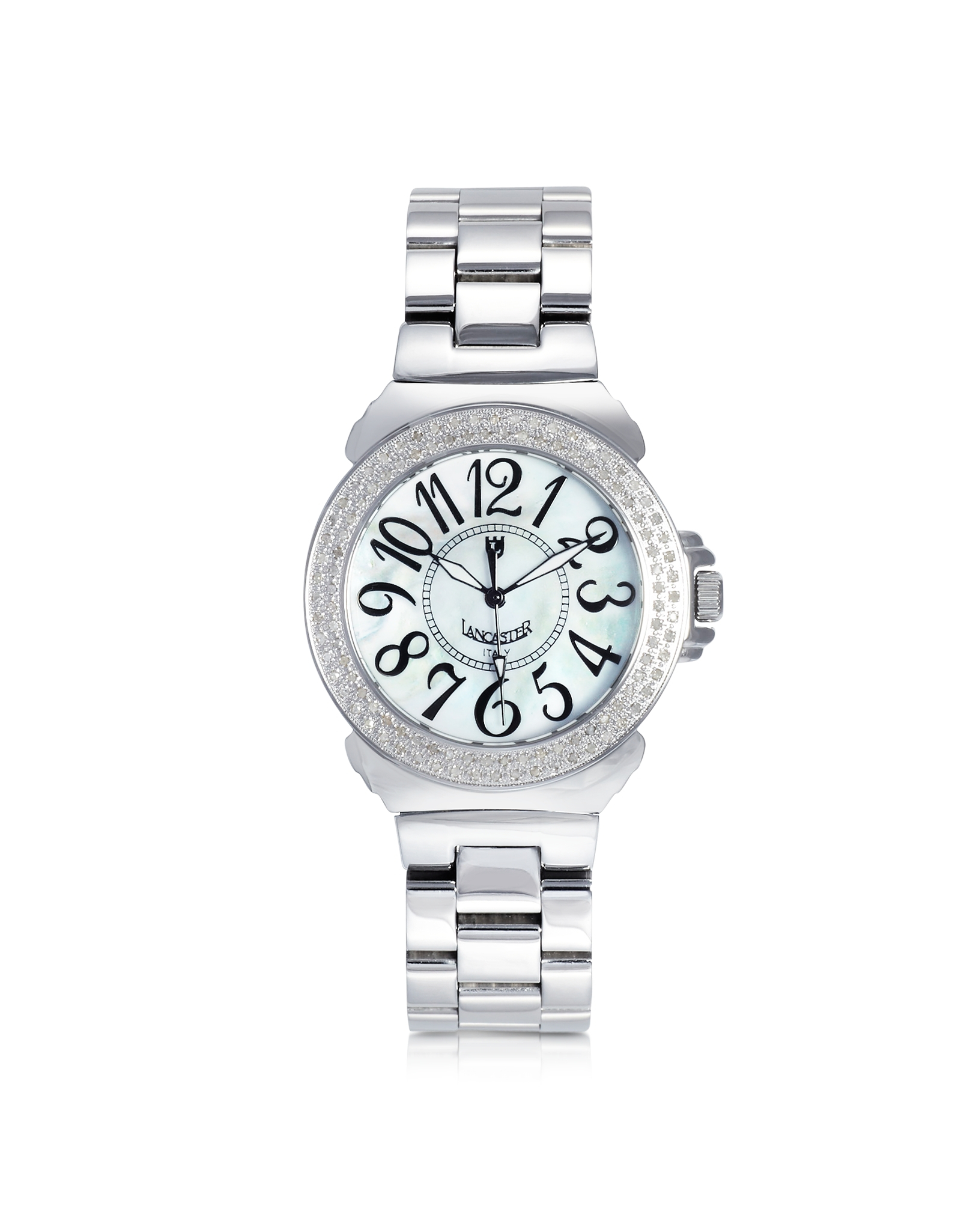Lancaster Pillola Bracelet Womens Watch Wdiamonds in Silver Lyst