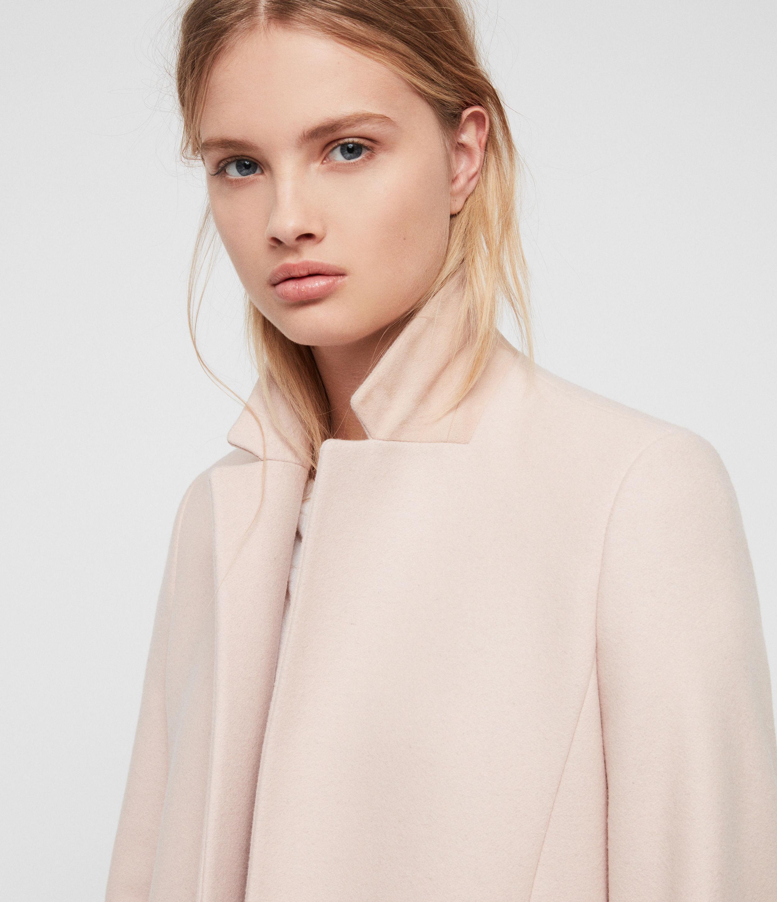 EvelynMiller,evelynlinvideo women"s pink evelyn coat