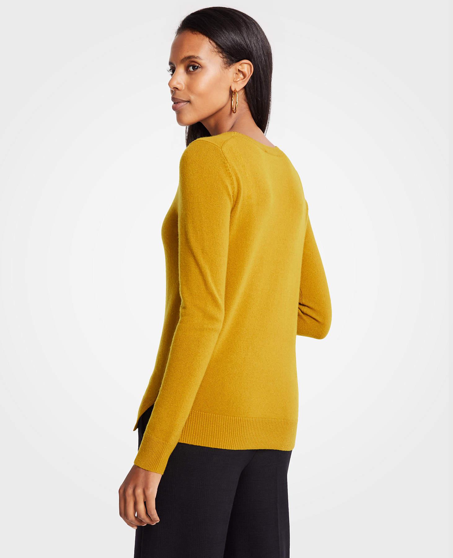 womens cashmere crew neck sweater