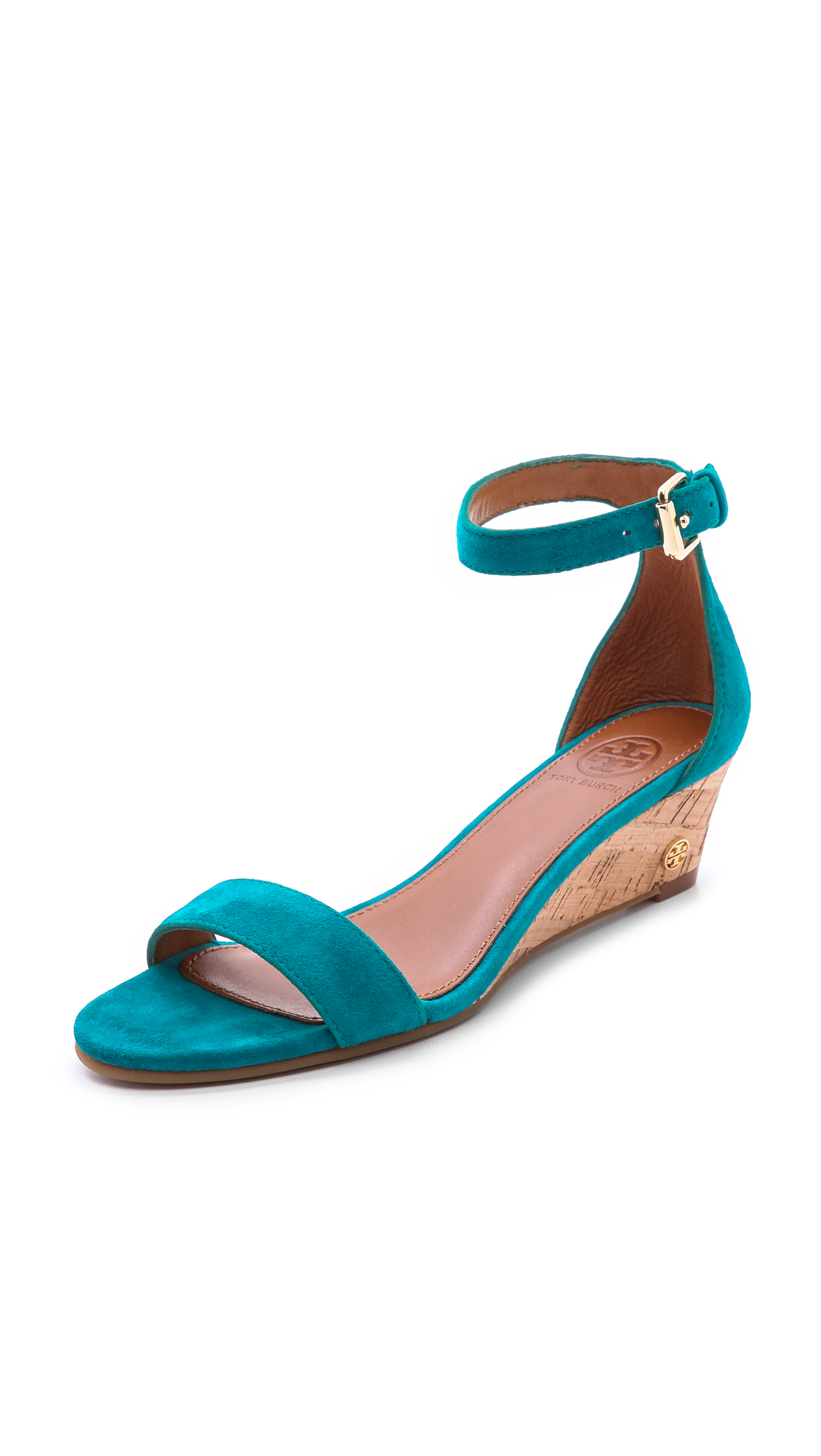 Tory Burch Savannah Wedge Sandals Carnival in Blue (Aquarius) Lyst