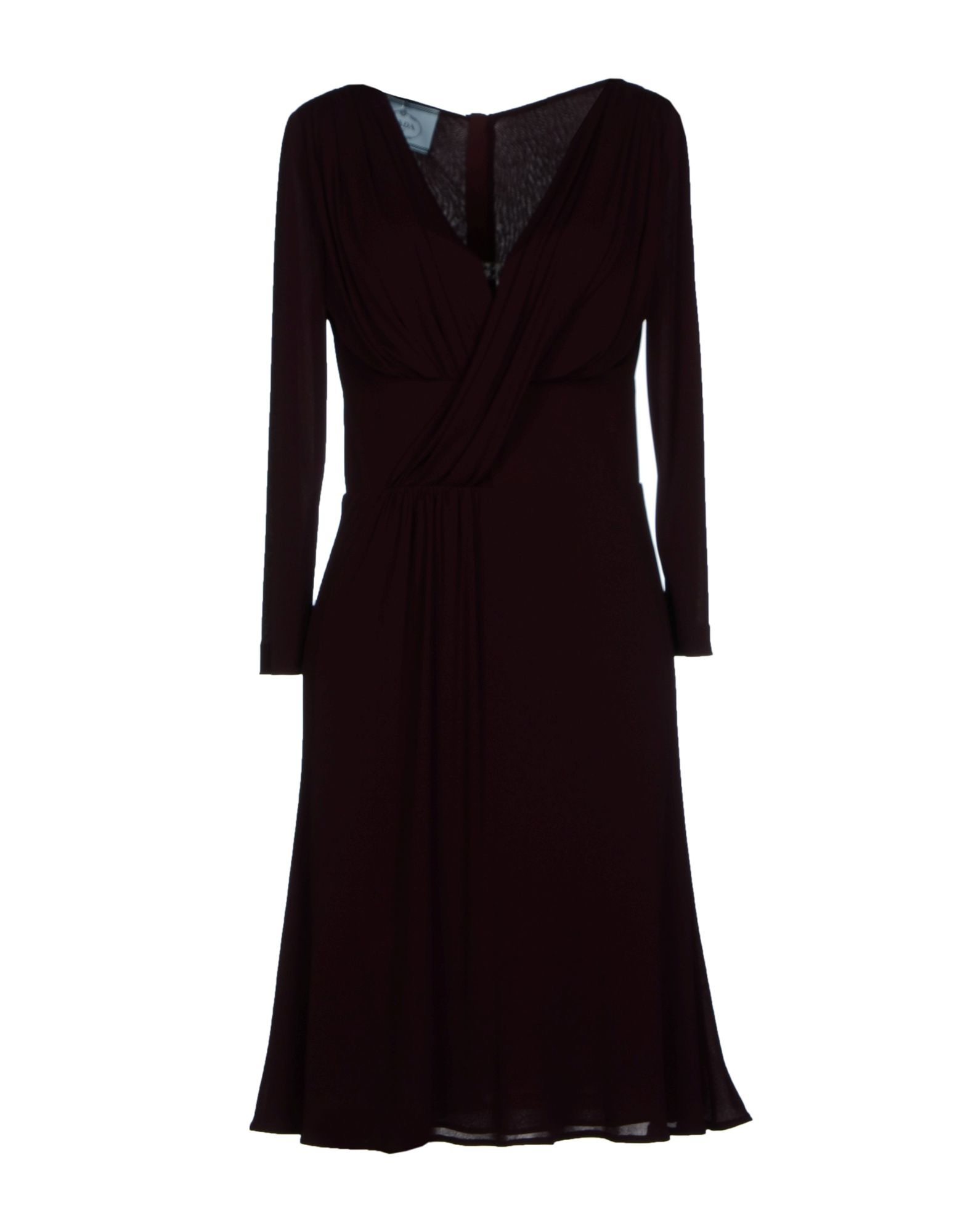 Prada Knee-Length Dress in Purple (Deep purple)