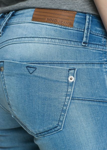 Mango Push Up Uptown Jeans in Blue (Medium Denim) | Lyst