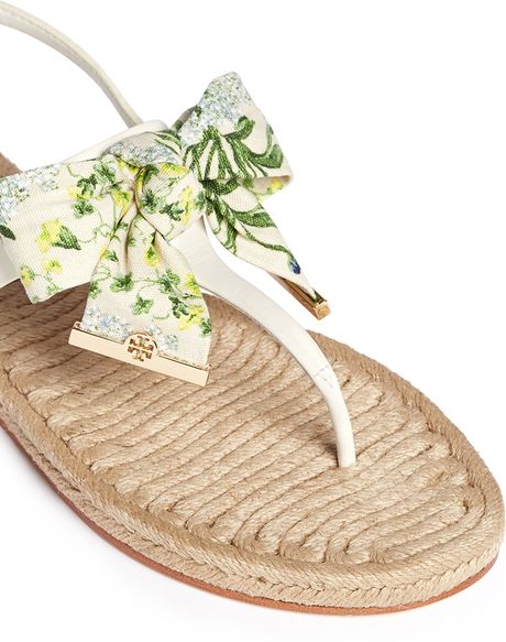 tory burch bow sandals
