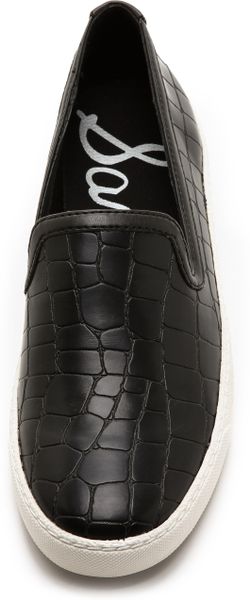 sam edelman hazel black croc