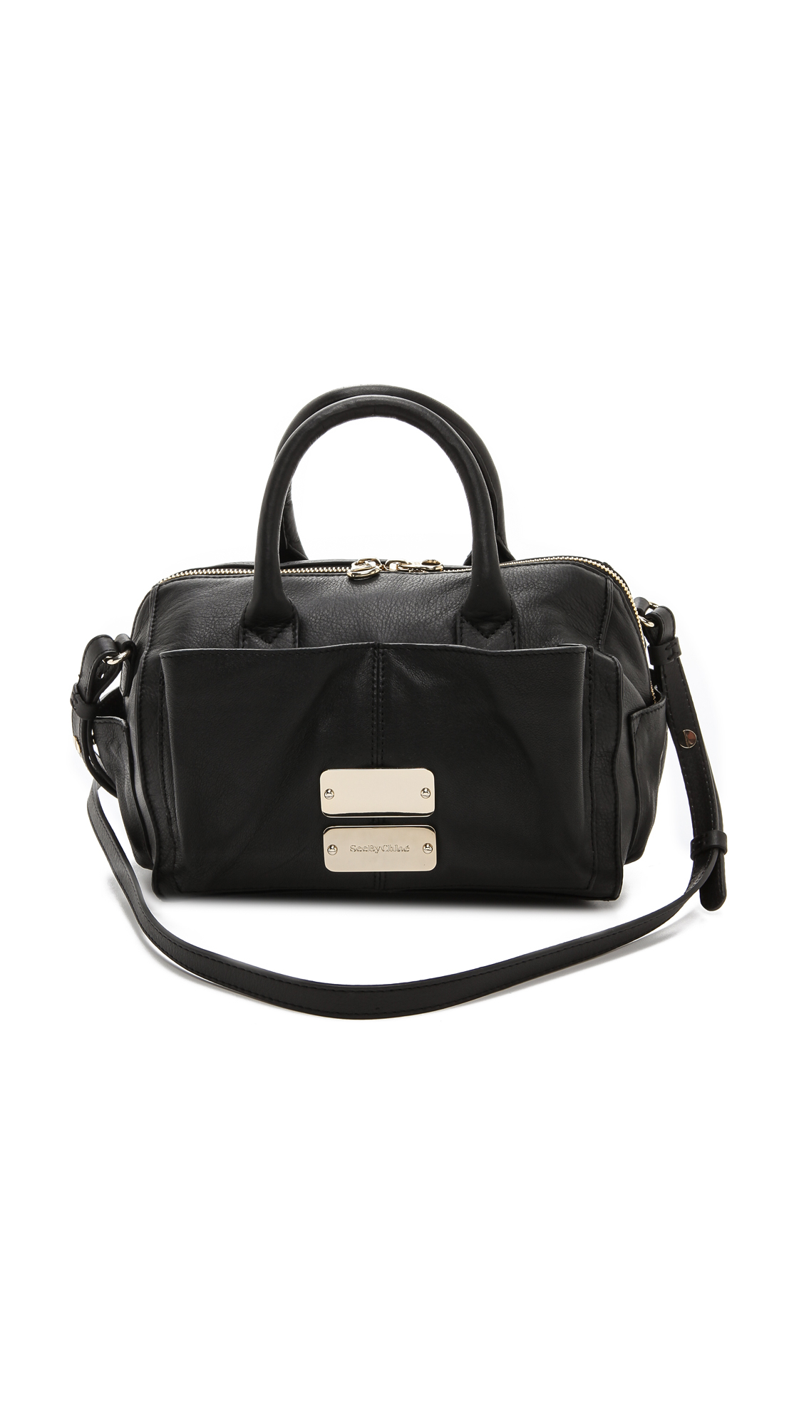 See By Chloé Nellie Small Handbag with Shoulder Strap in Black | Lyst