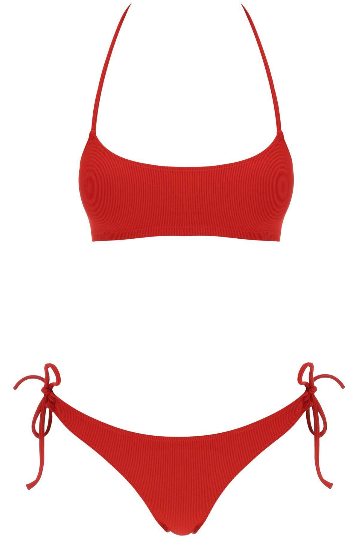 Lido Set Bikini Cinquantasette Rib In Red Lyst