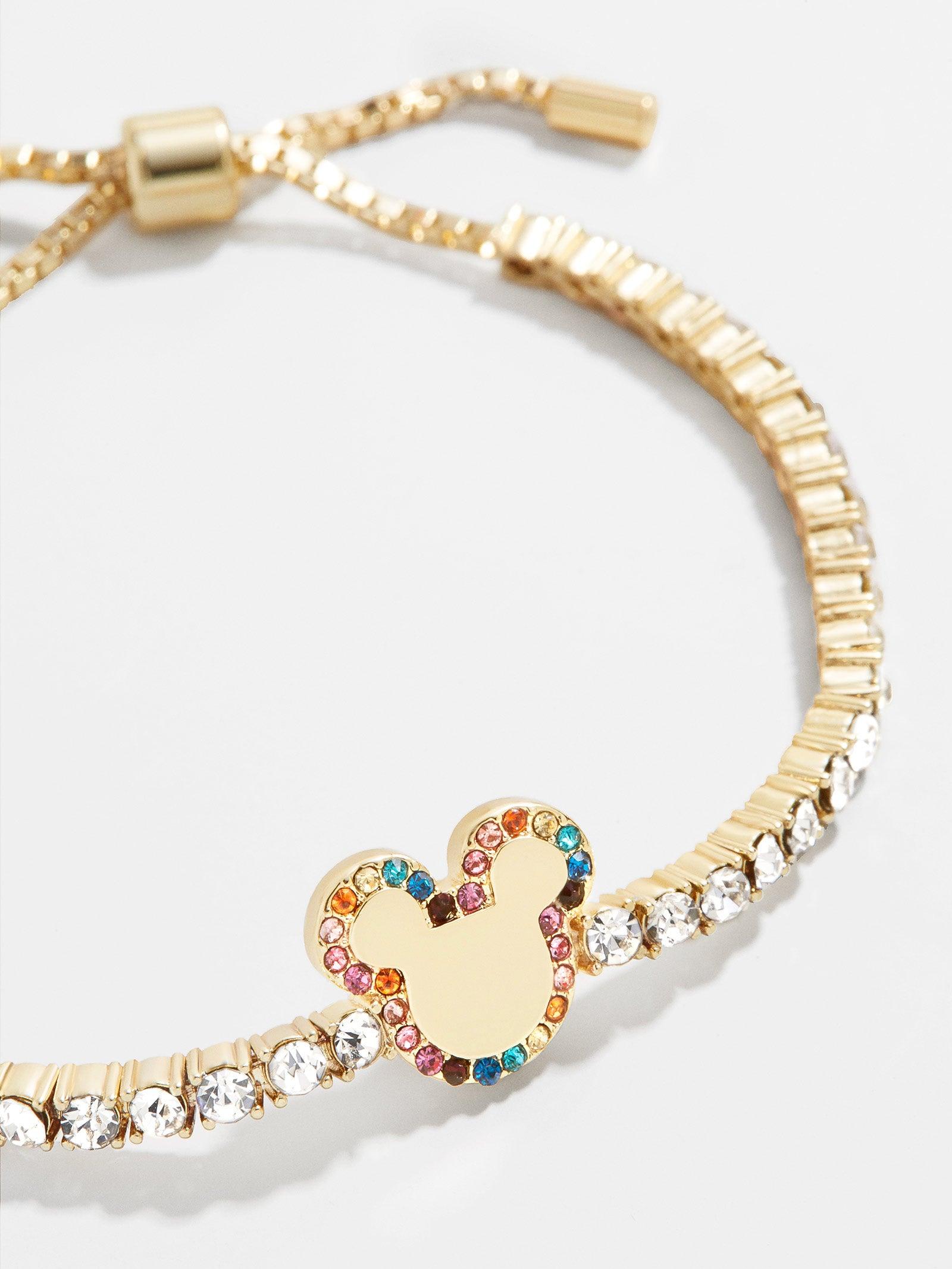 BaubleBar Mickey Mouse Disney Tennis Bracelet In Metallic Lyst