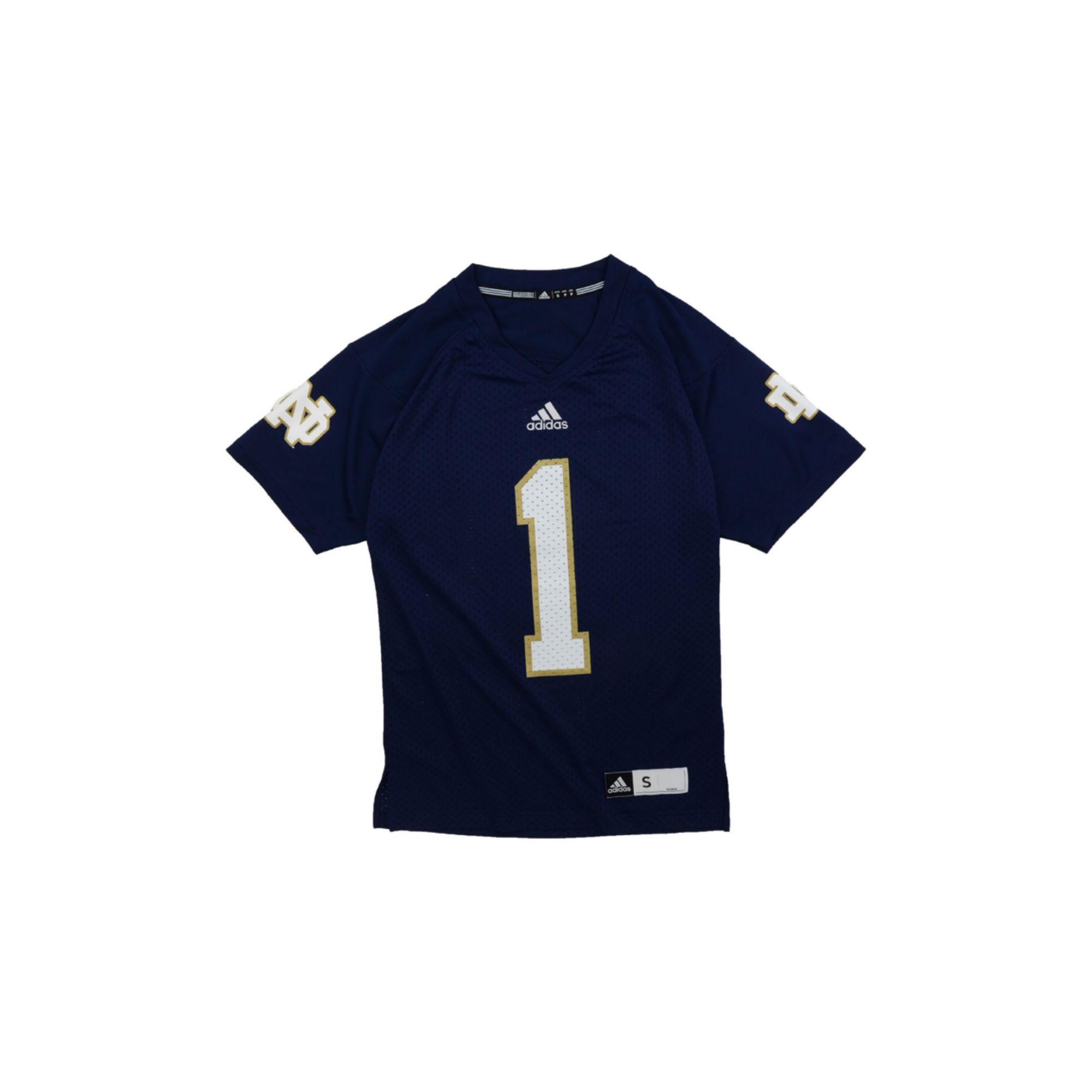 Adidas Mens Notre Dame Fighting Irish Replica Football Jersey in Blue