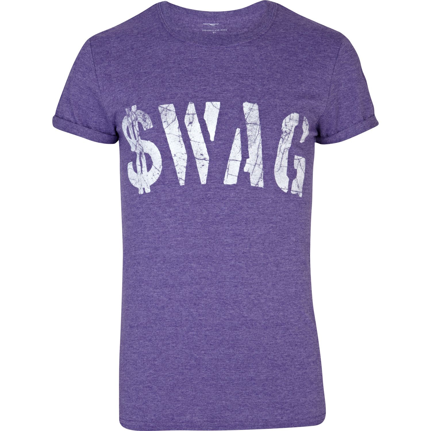 River Island Purple Swag Print Tshirt in Purple for Men Lyst