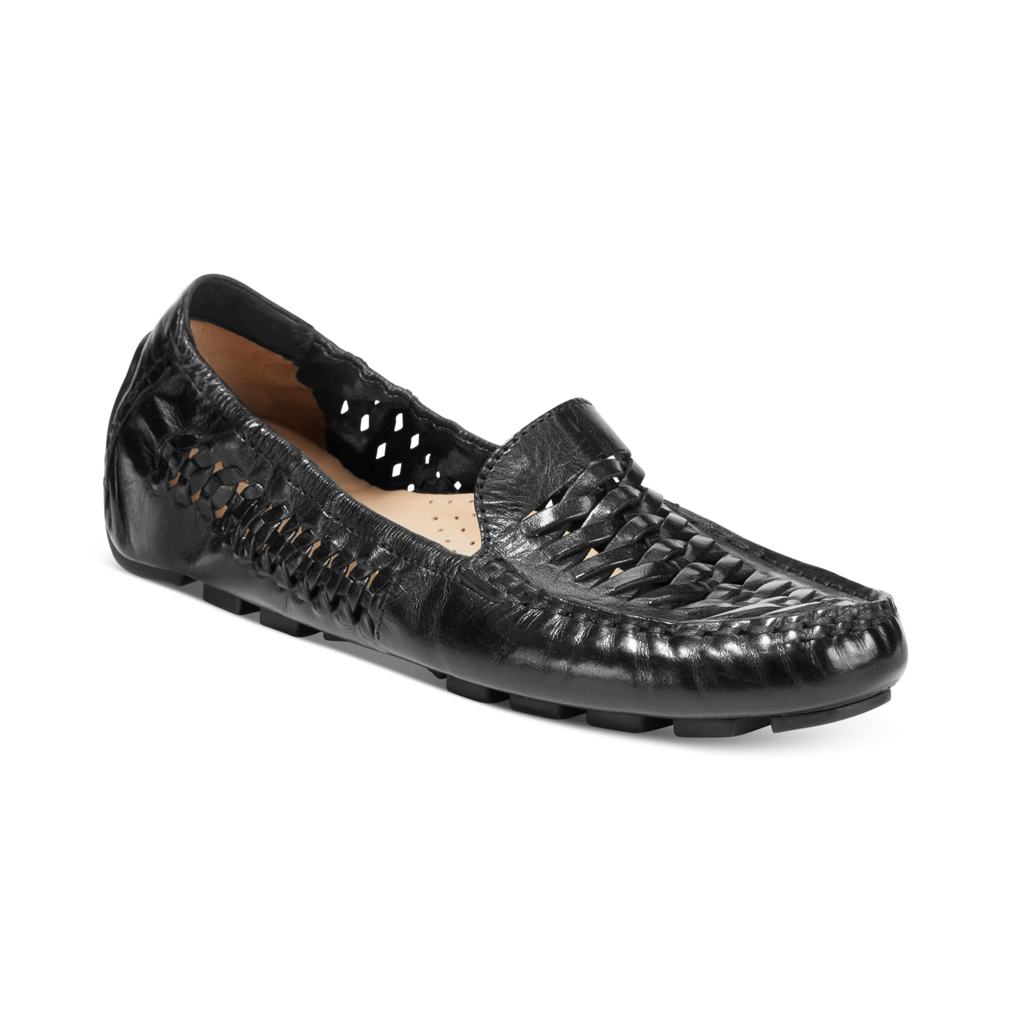 cole haan black flat shoes