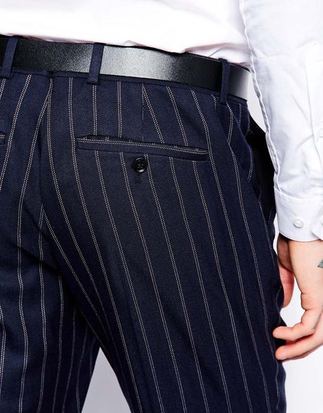 formal pants with stripes